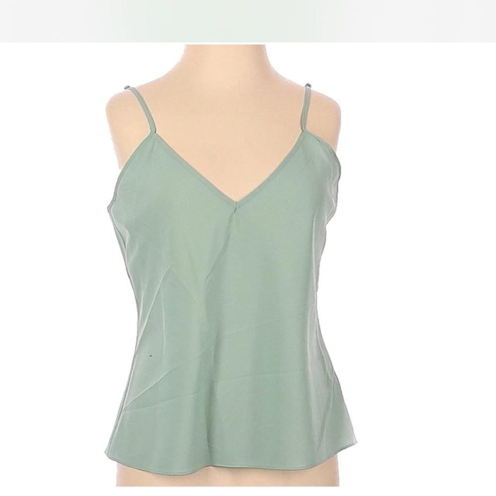 Rebecca Taylor Silk Light/Mint Green Camisole Top 4